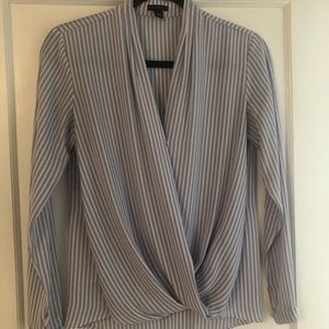 ANN TAYLOR wrap blouse